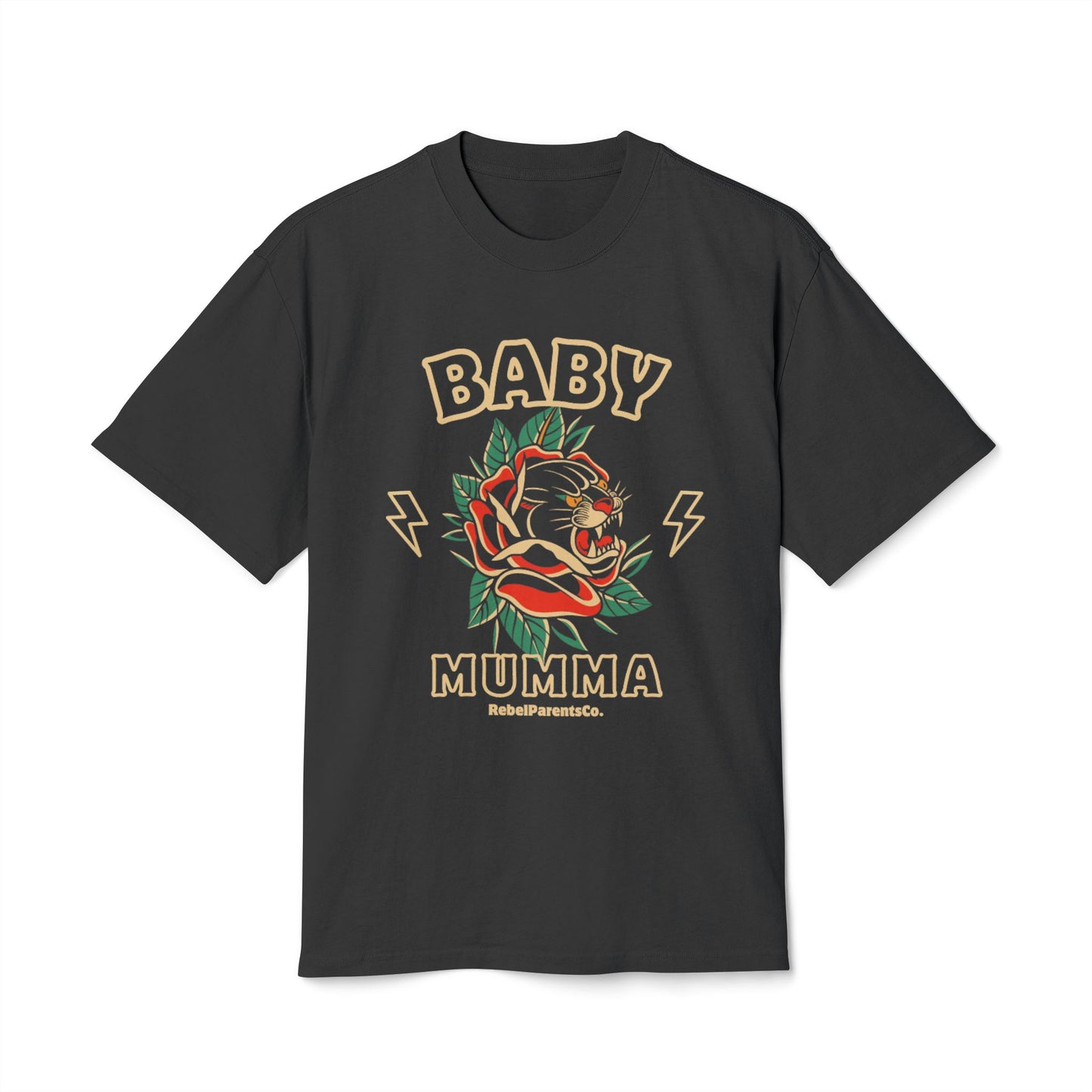 BABY MUMMA FADED BLACK TEE — WILD SINCE DAY ONE