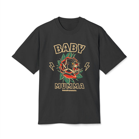 BABY MUMMA FADED BLACK TEE — WILD SINCE DAY ONE