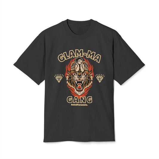 GLAM-MA GANG FADED BLACK TEE — WILD, NOT MILD